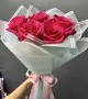 Букет из 5 малиновых роз